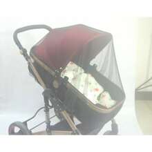 Mosquitera para cochecito de bebé, cochecito de verano, protector insectos, carrito de cochecito para bebés, protección segura, accesorios de cochecito de malla ROS2 - Azul - Ver 7