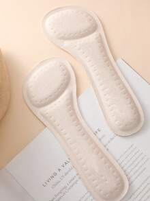QKC 1 đôi lót giày 7 điểm chống trượt, chống mài mòn, thích hợp cho đế giày sandal và giày cao gót nữ. - Màu be - Xem 2