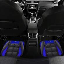4pcs Universal Car Floor Mats - Anti-Slip All-Weather Protection Set, Dust-Proof & Scratch-Resistant For Sedan/SUV/Pickup - Floor Mats - View 4