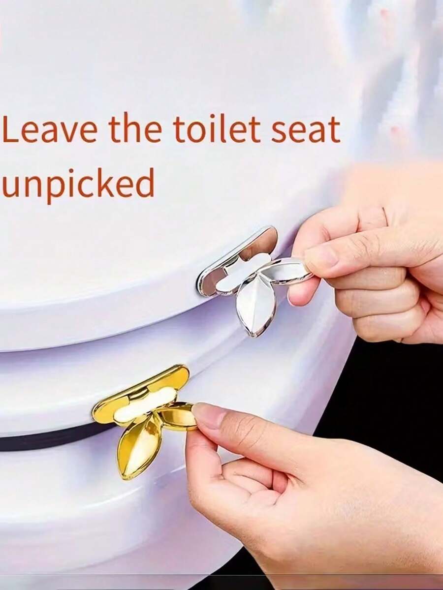 1 tay cầm nâng nắp bồn cầu, giảm tiếp xúc với tay nắm nắp bồn cầu, keo dán vệ sinh, móc tay nắm nắp bồn cầu, phụ kiện nhà vệ sinh, tay cầm nâng nắp bồn cầu, giữ tay sạch sẽ, tay cầm lật nắp bồn cầu, dụng cụ mở nắp bồn cầu. - A - Xem 1