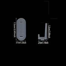 10个装亚克力透明支架 - 多功能展示架，可作名片夹和证件展示架 - A - 查看 8