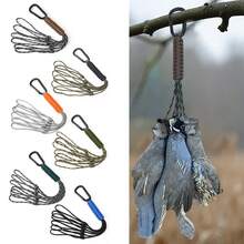 6-Call Duck Carry Lanyard, Portable Neck Strap For Hanging Small Goose/Predator/Waterfowl Game/Poultry/Bird/Duck Call, Lightweight Decoy Tether With Adjustable Loops, Durable Braided Ring And Heavy Duty Buckle - Multicolor - View 2