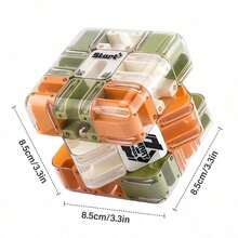 Universal 3D Maze Cube Puzzle, 3D Maze Puzzle Cube, Educational Toy, 3D Maze Ball, 3D Cube Maze Ball Puzzle - Nhiều màu - Xem 2