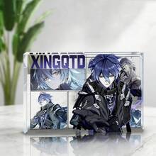 Acrylic Card Brick Collectible Stand, Anime Themed Merchandise, Desktop Decor, Gift For Friends, Students, Birthday, Holiday, Christmas - Multicolor - View 9