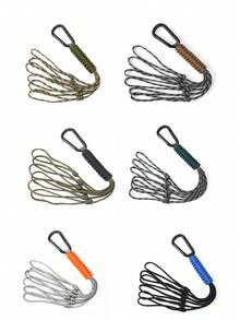 6-Call Duck Carry Lanyard, Portable Neck Strap For Hanging Small Goose/Predator/Waterfowl Game/Poultry/Bird/Duck Call, Lightweight Decoy Tether With Adjustable Loops, Durable Braided Ring And Heavy Duty Buckle - Multicolor - View 11