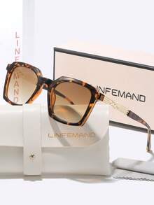 Kính râm LINFEMAND gọng kim loại xoắn cá nhân hóa, kính râm unisex thích hợp cho hoạt động ngoài trời, du lịch, chụp ảnh đường phố, tiệc tùng, quà tặng cặp đôi đa năng cho kỳ nghỉ. - Nhiều màu - Xem 14