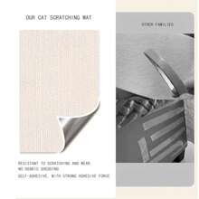 Cat Scratch Couch Furniture Protector Adhesive Cat Scratch Pad Deterrent For Furniture DIY Climbing Cat Scratcher Couch Protector From Cat Claws Scratching Mat For Indoor Off-White 39.3″X15.7″ - As Pic - View 4
