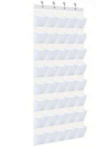 40pcs Multipurpose Hanging Storage Bags For Shoes, Accessories, And Small Items - Over-The-Door Mesh Organizer Pockets, Space-Saving Closet Solution, Durable Breathable Mesh, Transparent Design, Easy Access, Ideal For Bathroom, Bedroom, Entryway, Dorm, And Laundry Areas, Keeps Belts, Scarves, Socks, And Garments Neatly Within Reach While Preserving Airflow And Visibility - View 12