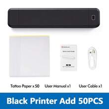 Marklife A4纹身打印机 X8 迷你便携式蓝牙A4纹身纸打印机,适用于DIY纹身,可用于办公室和小型企业 - 彩色 - 查看 10