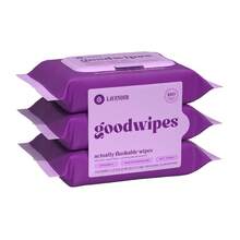 Flushable Wet Wipes For Adults Lavender Scented Personal Hygiene Moist Towelettes Soft 3 Pack 150 Count - 1 - 查看 3