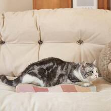 1pc Pet Corrugated Paper Cat Scratching Board, Suitable For Cats, Used For Cat Scratching, Relieve Boredom - Multicolor - View 7