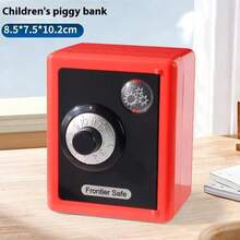 1 Piece All-Metal Password Money Box With Built-In Pull-Out Coin Box + 2 Keys, Simple White Password Key Double Metal Money Box Birthday Gift Money Cabinet Add To The Shopping Cart And You Will Receive Priority Delivery, The Perfect April Fool's Day Gift For Friends And Family, Popular Toys For 1 Euro, Soft And Relaxing Fun Games - White - View 12
