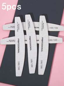 Nail Files, 100/180 Grit Sandpaper, Zebra Pattern Double-Sided Washable Coarse Files, Suitable For Removing Acrylic Nails And Extending Nails, Manicure Care Set, Salon & Home Use - Multicolor - View 11