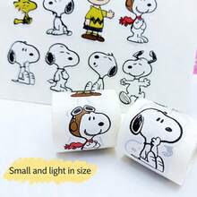 SNOOPY 1pc The 2026 New Popular Shaped Roll Up Sticker, With Cute And Attractive Appearance, Can Be Easily Filled! The Alien Design Is Extremely Innovative, With Fresh And Healing Patterns, Easy To Paste, And Versatile In Use. - Multicolor - View 2