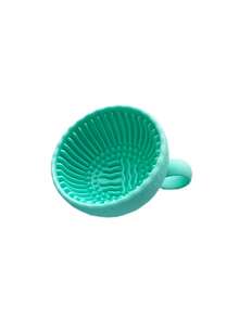 硅胶化妆刷清洁碗，可折叠化妆刷清洁器，适用于清洁眉刷、脸颊刷、腮红刷、眼刷等，便携式刷垫，可重复使用，适合女性居家、梳妆台、浴室、卧室、旅行等场合使用，是化妆配件、假日旅行必备的家居装饰佳品。 - 均碼 - 查看 16