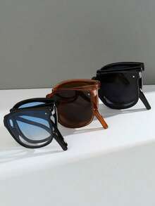 3 piezas/2 piezas Gafas plegables de moda, nuevo estilo de alta gama a juego - Multicolor - Ver 8