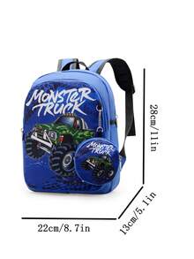 Cute Cartoon Children Backpack, Kindergarten Boys Girls Daypack, Small Kids School Bag - Blue - View 6