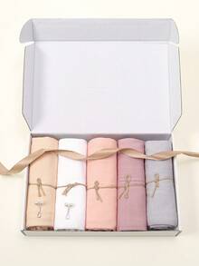 7pcs (5 Headbands + 2 Scarf Clips) Fashion Women Scarf Set, Headband & Scarf Gift Set - Multicolor - View 13