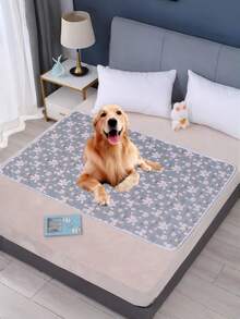 1pc Waterproof & Dirt-Resistant Thin Pet Blanket, Suitable For Small/Medium/Large Cats & Dogs, 4-Season Use, Protects Bed & Sofa - Multicolor - View 5