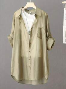 Women Lightweight Jackets - Khaki - View 2
