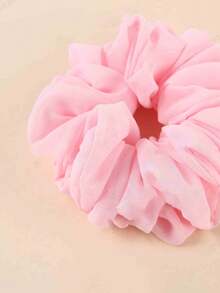 1pc Women's Extra Large Hoop Earring - Pink - View 3