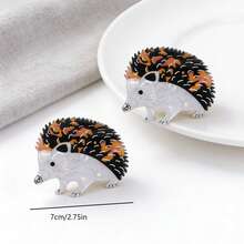 1 chiếc kẹp tóc hình nhím và móng vuốt độc đáo, thanh lịch, cá tính, phụ kiện tóc đa năng cho mùa hè, bãi biển. - Nhiều màu - Xem 3