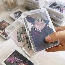 15 Transparent Lidded Card Boxes, Durable Stackable Mini Storage Boxes For Storing Playing Cards, Business Cards, Cards, Clips, Etc., Saving Desktop Space, Suitable For Home And Office Use, Card Storage Box, Desktop Drawer Organizer Box, Household Storage Container - Clear - View 6