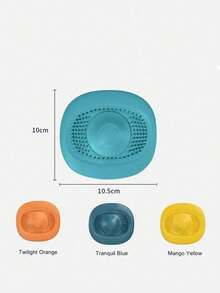 硅胶毛发收集器和浴缸排水塞 - 适用于浴室、淋浴和花园的水槽过滤器 - 塑料排水盖，多层设计，高效排水，易于安装和维护，浴室配件，淋浴排水盖，现代浴室配件，灵活设计，使用这款一体式硅胶水槽塞保持厨房和浴室排水管清洁畅通！ - 多色新款 - 查看 5