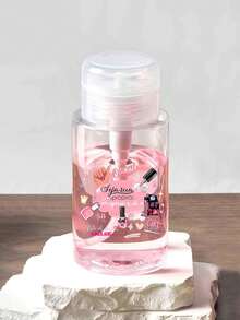 便携式美甲护肤容器 - 小巧便携、经久耐用的塑料瓶，配有按压泵盖，适用于指甲油卸妆液、乳液等小物件 - 完美满足您的外出美容需求，旅行护肤容器，指甲油卸妆罐 - 彩色 - 查看 7