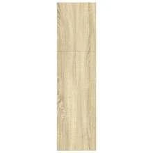 Bookcase Oak 80x30x114 Cm Engineered Wood - Brown - View 5