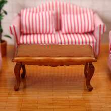 Bàn cà phê bằng gỗ tỷ lệ 1:12 cho nhà búp bê, bàn làm việc thu nhỏ cho phòng khách, phòng ăn, phòng tiếp khách, đồ nội thất trang trí nhà búp bê, thích hợp cho mô hình thu nhỏ, đồ chơi nấu ăn, trang trí cảnh quan nhà búp bê. - Nhiều màu - Xem 3