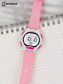 MINGRUI Brand Youth Watch, Chinese Style Sports Chronograph, 30M Waterproof Digital Electronic Watch, Student Gift, Couple/Girl Daily Wear, Party, Camping, Travel Watch, Quality Timepiece - Multicolor - View 5