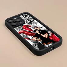 Ken Kaneki cabello blanco tema ghoul rojo.funda de teléfono Fundas compatibles con ,Apple,VIVO,OPPO,,, y Honor.Fabricadas en silicona TPU,ofrecen protección contra golpes y caídas. - Negro - Ver 2