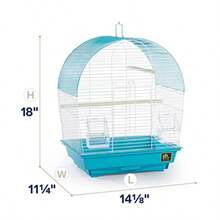 Prevue Pet Products South Beach SP50071 - Jaula para pájaros Color Verde Azulado - como en la foto - Ver 5