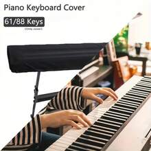 Piano Keyboard Cover, Durable Digital Piano Cover Suitable For Most 61/88 Key Electronic Keyboard Models, Designed To Protect Your Piano - Multicolor - View 4