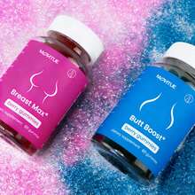 MONTUE Top Support & Peach Gains & ACV  Combo Pack Gummies For Women | Workout Aid | Fitness Supplement | 9 Herbal Extracts Including Fenugreek, Maca Root, Fennel Seed | Essential Vitamins| Berry Flavor Gummy Bears, Bbl Gummies, Probióticos Originales, Gummies For Women,Weight Loss ,Breast Max&Butt Boost,4 Bottles,180 Gummies - 4瓶 - 查看 4