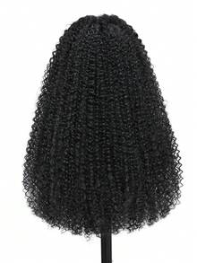 200% 密度 13x4 13x6 卷曲高清蕾丝前额假发 卷曲蕾丝前额手工编织假发，适合女性，带婴儿发，自然发际线，杰瑞卷发假发，精灵短发假发，巴西原生发假发，混纺人发，适合日常佩戴，优雅风格，8-34英寸，150% 密度 - 自然色&黑色系 - 查看 27