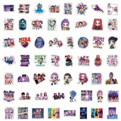 2 Bộ, 112 miếng/bộ (56 miếng/bộ) Bộ sưu tập hình dán graffiti nhân vật hoạt hình K-POP, Biệt đội săn phù thủy, Biệt đội săn quỷ, thích hợp để trang trí sổ lưu niệm, sổ tay, văn phòng phẩm, máy tính xách tay, cản xe, ván trượt, bình nước, máy tính, điện thoại, phim hoạt hình, ô tô, trang trí nhà cửa. Cũng có thể dùng làm quà tặng các dịp lễ/quà tặng tiệc tùng/quà sinh nhật/quà tặng tựu trường [Mẫu ngẫu nhiên]