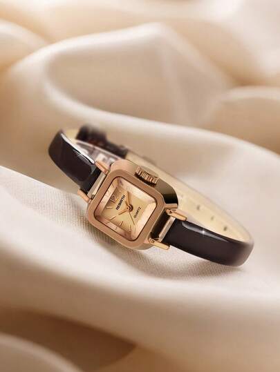 REBIRTH 1件女士时尚防水石英表，小巧精致，适合日常装饰