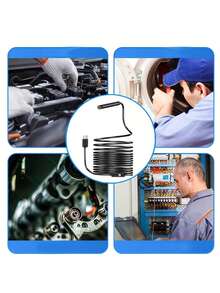 4.3英寸IPS 1080P高清数字内窥镜摄像头，工业级双镜头高清检测摄像头，配备8颗LED灯和1.5米半刚性电缆，IP67防水手持式蛇形管道排水管检测 - A - 查看 9