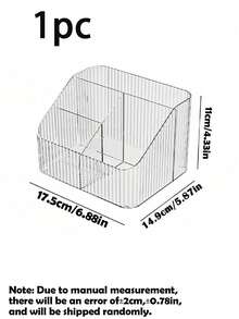 Juego de 6/4/2/1 piezas Organizador de Cajones de Acrílico Transparente Apilable - Caja de Almacenamiento de Cajones, Organizador de Escritorio, Contenedor de Almacenamiento a Prueba de Polvo para Baño, Estante de Cajones de Almacenamiento Apilable, Gabinete de Almacenamiento Multicapa | Transparente Visible, a Prueba de Polvo, Impermeable, Conveniente - Multicolor - Ver 12