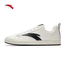 Giày thể thao nam Anta Casual Sneakers 2026 Mới chính hãng Xuân Hè 2026, màu trắng, đế bằng. - Trắng ngà/Đen cơ bản - 3 - Xem 2