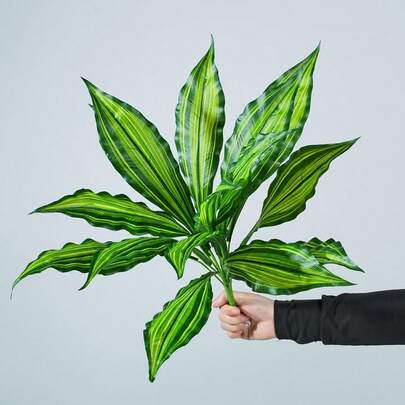 Artificial Dracaena Fake Plants For Bedroom Decorations For Living Room Decor Ative Plants Fake Potted Plants Home Decor Artificial Magnolia Dracaena Plants, Fake Grass Shrubs Faux Greenery Plastic Plant Soft Leaves Bundle For Indoor Outdoor Decor Home Garden Office Porch Wedding Party Table Decoration