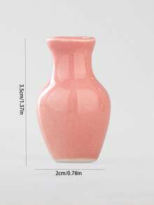 1pc Mini Vase Jingdezhen Ceramic Fridge Magnet Flower Decor - Refrigerator Magnets - View 6