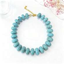 1pc Bohemian Style Casual Dopamine Resin Beaded Necklace - Resin Necklace - View 2