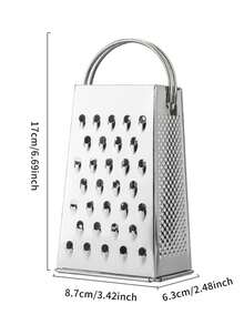 1 cái dụng cụ bào 4 trong 1 bằng thép không gỉ, dùng để bào rau củ quả, cắt lát và bào phô mai. - Nhiều màu - Xem 9