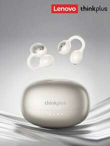 Lenovo 联想LK6蓝牙耳机，耳挂式，蓝牙5.4，环绕立体声，深沉低音，低延迟，游戏和音乐两用，ENC主动降噪，超长续航，智能触控，兼容苹果、安卓智能手机、电脑、平板电脑 - 查看 16
