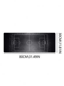 Large Mouse Pad, Printed Football Field Pattern- Polyester Desktop Pad, Suitable For Gamers And Office Environment, With Non-Slip Surface And Rectangular Design, Very Suitable For Keyboard And Display Layout - View 20
