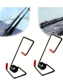 Bộ 2 lò xo tăng áp cần gạt mưa ô tô, phù hợp với mọi loại xe, dễ lắp đặt, hoàn hảo cho nhiều mẫu xe khác nhau (Màu đen). - A - Xem 2