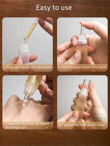 2/3pcs,Dripper Hose, Squeeze Sub Bottle, Travel Liquid Foundation Essence Lotion Sub Bottle, Portable Cosmetics Small Empty Tube - View 8